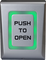 CM-9800/3: CM-9800:Interruptor de salida/pulsación capacitivo iluminado - Botones Push/Exit