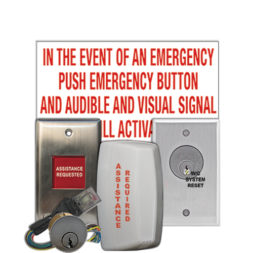 Relé de Enclavamiento e Interruptor de Reinicio para Sistema de Llamada de Emergencia