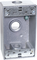 CM-34AL: CM-5000 Series:Botón pulsador de 2-3/8", placa frontal de aluminio - Botones Pulsadores en forma de hongo