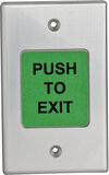 CM-9700/9710: Interruptor Push/Exit Piezo eléctrico de 2" - Botones Push/Exit - activación