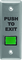 CM-310EE: CM-300/310 Series:Interruptor rectangular iluminado LED - Botones Push/Exit